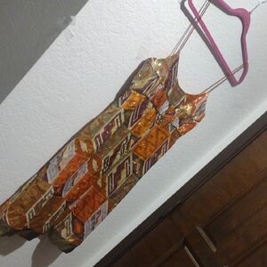 Nicole Miller Multicolor Geometric Dress